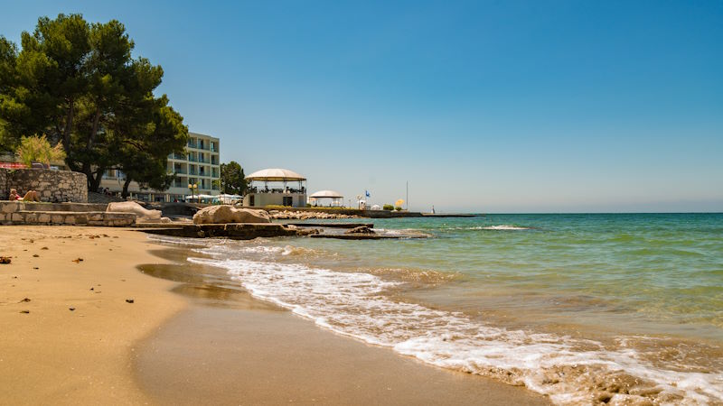 Strand Umag, Kroatien